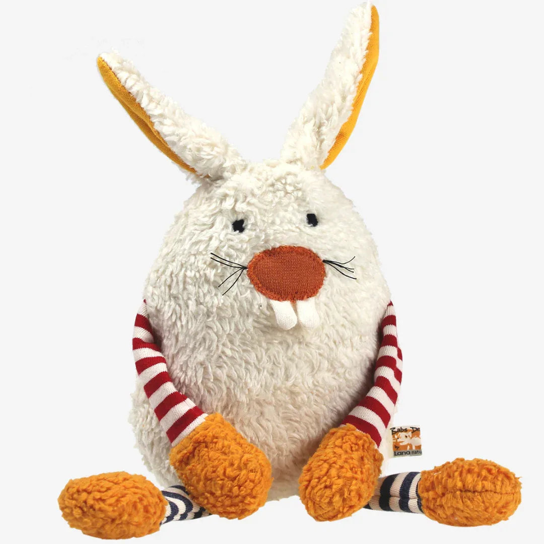 Kuscheltier Hase Hopp mit Wollsäckchen - Girasol GbR