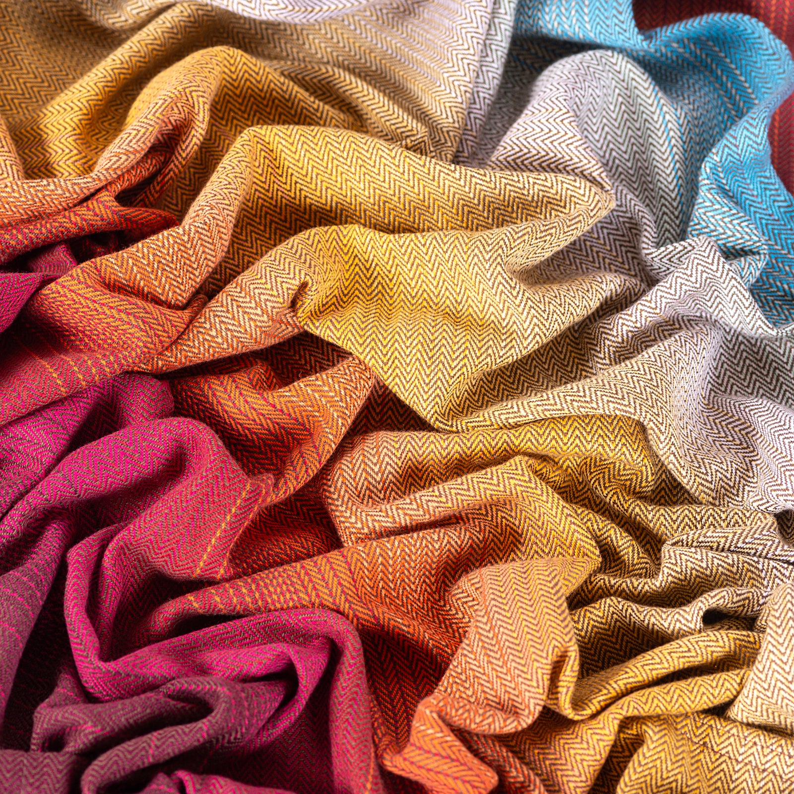 Tragetuch Solstice Fire, Girasol Fischgrat