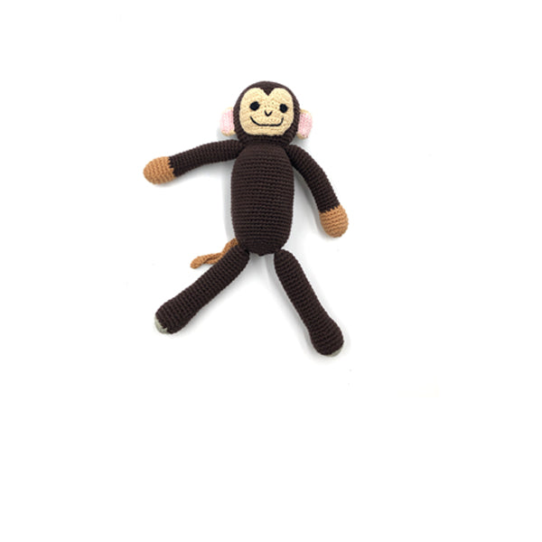 Babyspielzeug Rassel Äffchen