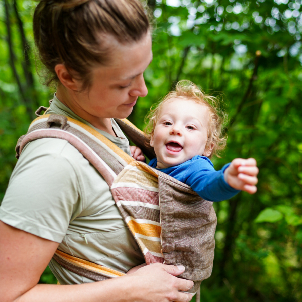 MySol Otoño mit Bindehüftgurt (Mei Tai)