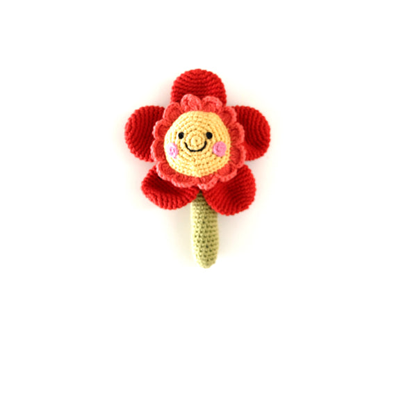 Babyspielzeug Friendly Flower Rassel