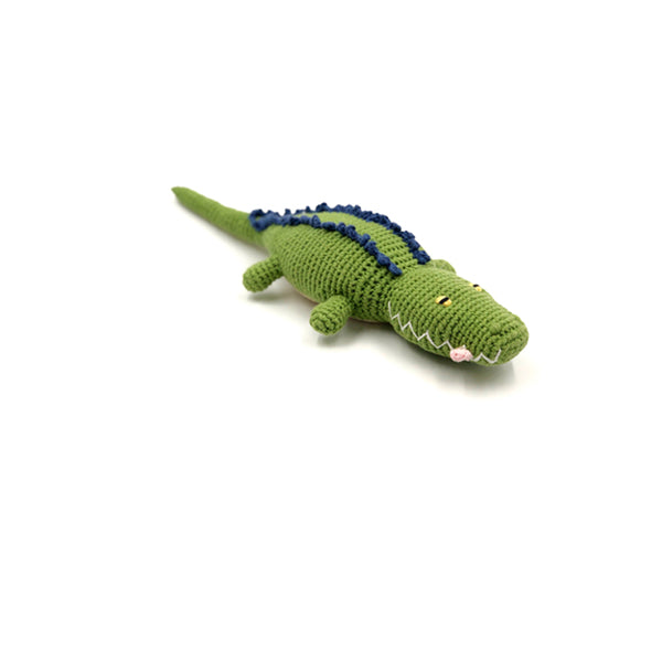 Babyspielzeug Rassel Krokodil